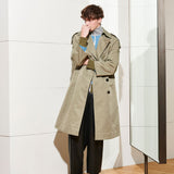 [UNISEX] MILO TRENCH COAT, LIGHT KHAKI (6632622456950)