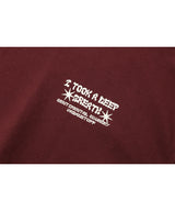 One Script Hoodie (Burgundy)