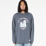 RLLR1101 キャットアンドドッグロングスリーブ/RLLR1101 Cat and Dog Long Sleeve - Cement