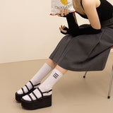 M2102 シンプラットフォームサンダル