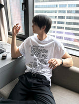 punk lettering t-shirts