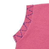 KIRSH X MISAKI KAWAI DRAWING KNIT VEST [PINK]