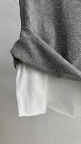 カッターノースリーブトップ/CUTTER SLEEVELESS TOP