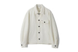 CLASSIC CROPPED SHIRT JACKET (ecru)