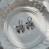 Adorable Ribbon Huggies Piercing - Silver