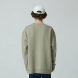 WHATTHE Big Logo Knit Pullover Olive (6643562971254)