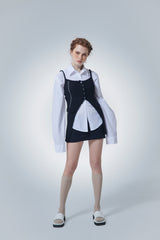 ラインニットベスト / LINE KNIT VEST