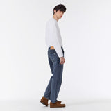 Signature Stud Tapered Crop Fit Denim Pants Indigo