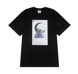 インスタグラムハーフTシャツ / 0 0 instagram half t-shirt - BLACK