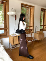 Tibur Ribbon Ballet Core Training Long Skirt