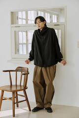 ヒデンジャンパー / unisex hidden jumper black