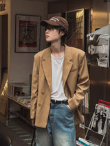 ローラヒドゥンツーボタンブレザー (2 color)