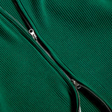 ２WAYジップアップワッフルカーディガン/DAMP 2-WAY ZIP-UP WAFFLE CARDIGAN_GREEN