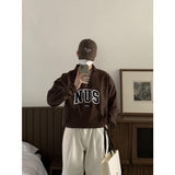 Huke x Nus. half zip-up