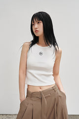 aAke ロゴ スリーブレス/ aAke LOGO SLEEVELESS