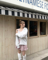 バレリーナシャーリングノースリーブ / ballerina shirring sleeveless