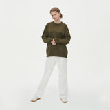 CASHLIKE ROUND NECK KNIT_KHAKI (6612838187126)