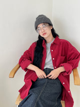 Modest indigo denim skirt
