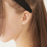 SMALL SIZE PEARL EARRING (WHITE) (6579667632246)