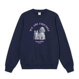 RLCN1002 キャットアンドドッグスウェット/RLCN1002 Cat and Dog Sweat Shirt - Navy