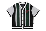 アスレチックロゴハーフカーディガン/ATHLETIC LOGO HALF CARDIGAN_GREEN