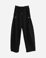 Side Snap Wide Sweatpants