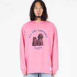 RLLR1101 キャットアンドドッグロングスリーブ/RLLR1101 Cat and Dog Long Sleeve - Pink
