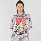 Venus tie-dye O/P T shirts [Charcoal grey] (6535247528054)