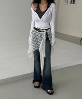 Ballet Core Hooded Wrap T-shirt