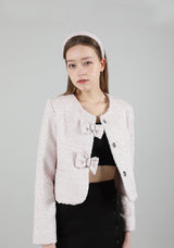 アンティックツイードヘアバンド / Antic Tweed HairBand Pink
