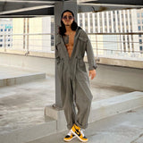 アジャンプスーツザットフィッツライクアコート / A jumpsuit that fits like a coat 3COLOR