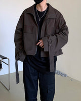 クロップハイネックジャンパー/SI Crop High-neck Jumper (2 colors)