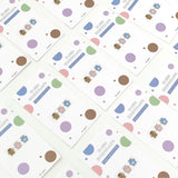 スーパーキュートメタルステッカーセットA/Super cute chanibear Metal sticker Set A
