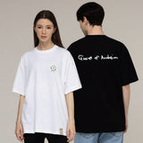 ドローイングフラワーバックロゴショートスリーブTシャツ / Drawing Flower Backlogo Short-Sleeved T-Shirt