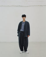 WARM-FLEECE BALLOON PANTS (Charcoal) / ウォームフリースバルーンパンツ