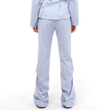 DOZI - Beaded Slim Trousers _ Sky Blue