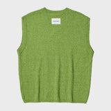 テールヤーンベスト/TAIL YARN VEST (GREEN)