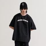 RE:ON LOGO T-SHIRT (BLACK)