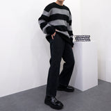EVヘアーオーナメントストライプニット/EV Hair Ornament Striped Knitwear (3 colors)