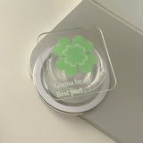 Heart Clover Magsafe Phone Case acrylic Tok Set