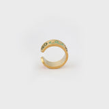 ドゥードゥルイヤーカフ / DOODLE EARCUFF(5mm) SILVER925(18K GOLD PLATED)