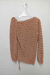 ワニアンバランスボカシブラウス/Wani Unbalanced Bokashi bl (2 colors)