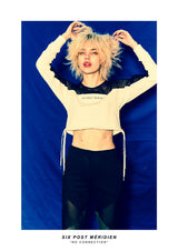 クリエイティブカッティングブラウス/ Creative cutting blouse (4359503609974)