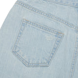 チェリープラネットデニムスカート / CHERRY PLANT DENIM SKIRT [LIGHT BLUE]