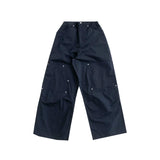 Cotton snap pants