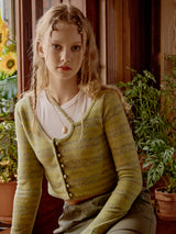 Cross Line Crop Knit (Green)