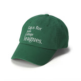 7 COLLEGE WORDING BALL CAP (6671630958710)