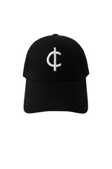 シグネイチャーロゴ刺繡ボールキャップ/signature logo embroidered ball cap (black)