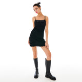 リボンミニワンピース / Ribbon Mini One-piece [Black]