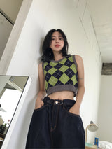 Scottish fish knit vest